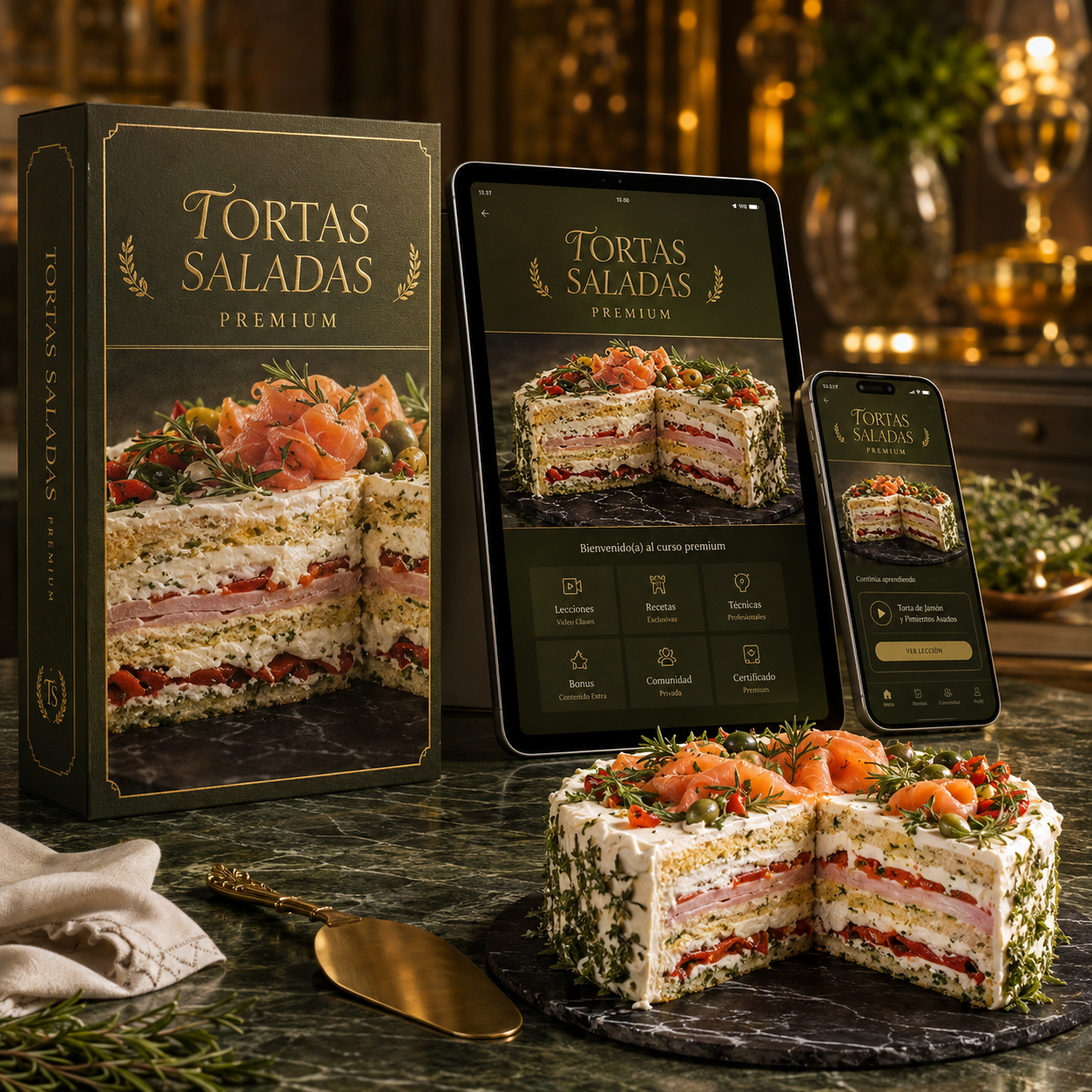 🥪Tortas saladas Premium + 8 bonos de regalo